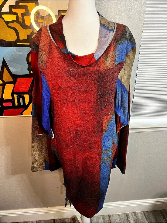 Vivienne Westwood Dresses & Skirts - Vivienne Westwood Anglomania Geometric Mini Dress Red & Blue Size 40 vintage 90s